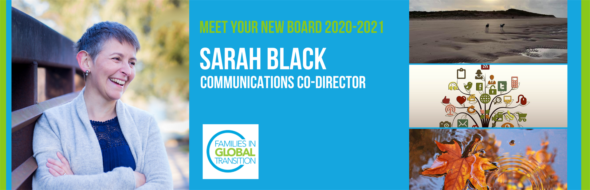 Blog title: Sarah Black is FIGT's new Communications Co-Director
