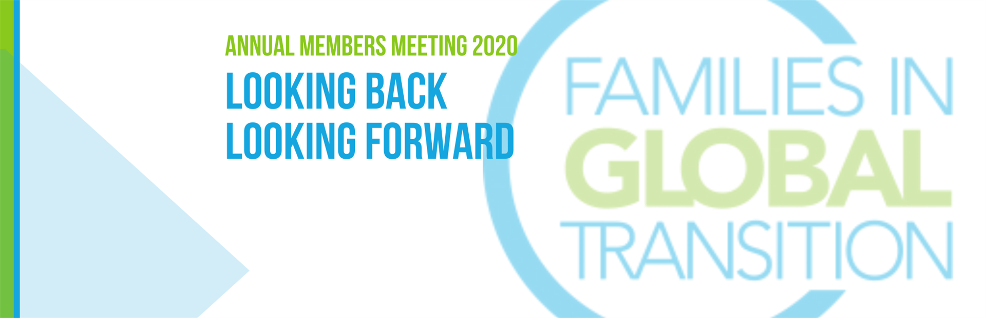 Blog title: Annual members meeting 2020, Looking back, Looking forward